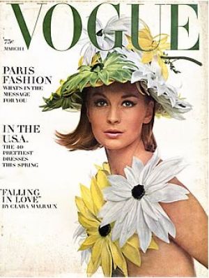 Vintage Vogue magazine covers - wah4mi0ae4yauslife.com - Vintage Vogue March 1964.jpg
